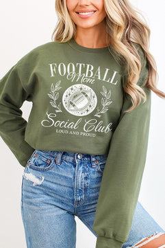 Gameday Football Mom Social Club Sweatshirt