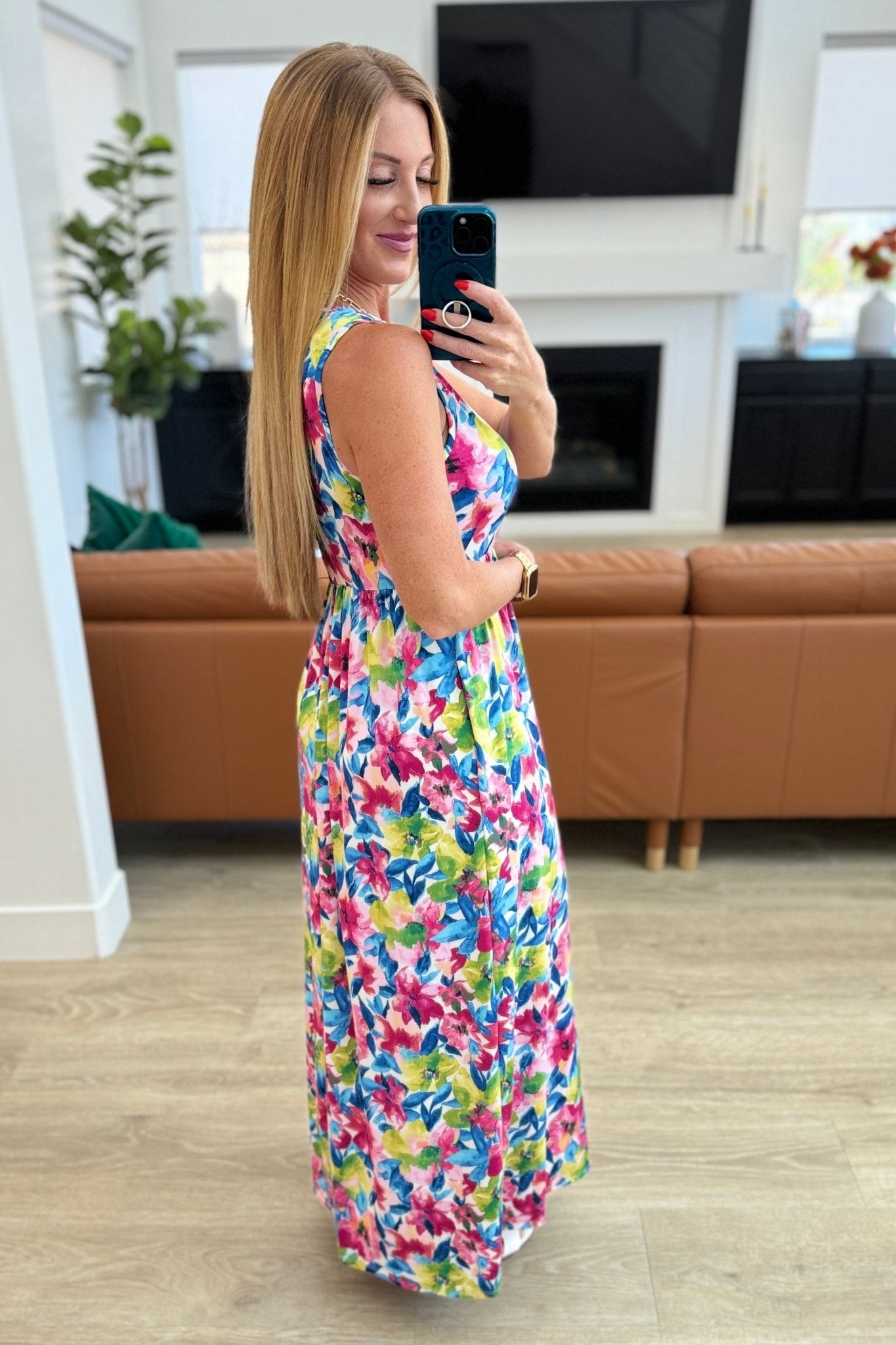 Another Minute Floral Dress - Molliee Boutique