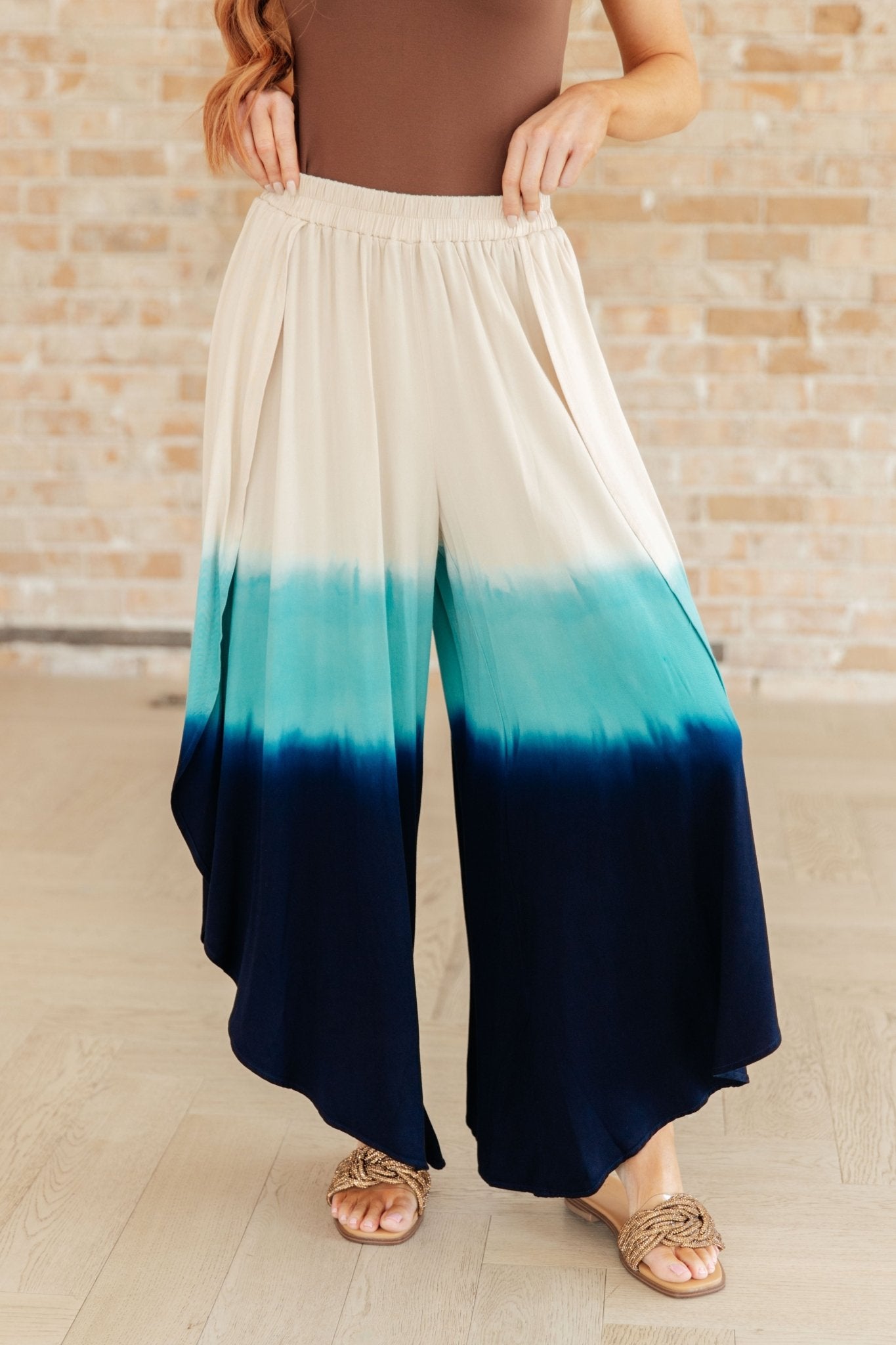 Day and Night Ombre Tulip Pants - Molliee Boutique