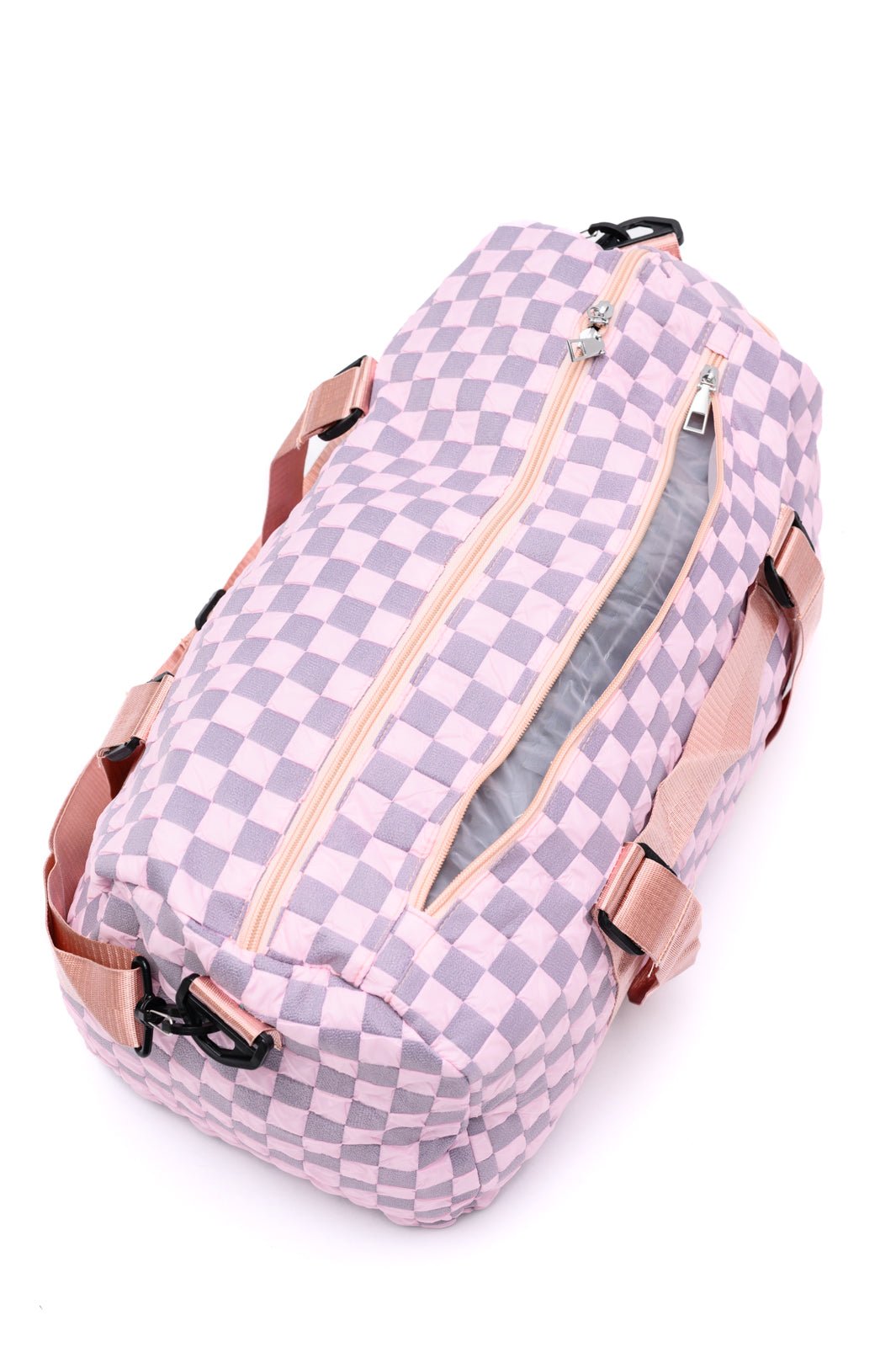 Elevate Travel Duffel in Pink - Molliee Boutique