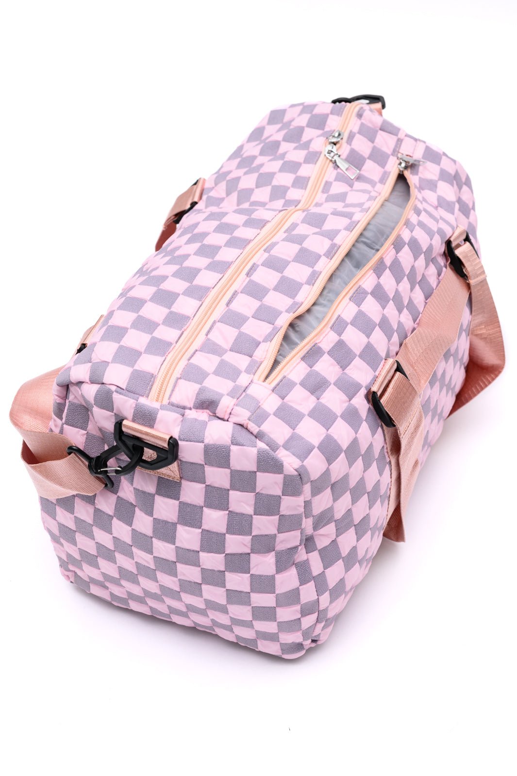 Elevate Travel Duffel in Pink - Molliee Boutique