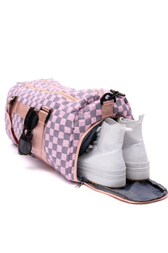 Elevate Travel Duffel in Pink - Molliee Boutique