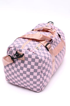 Elevate Travel Duffel in Pink - Molliee Boutique