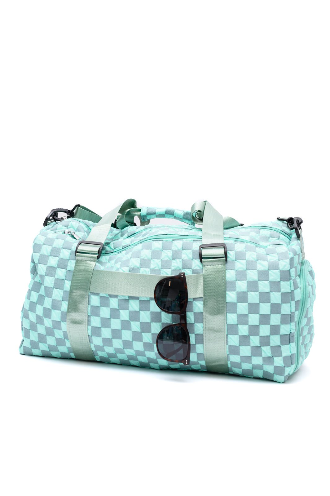 Elevate Travel Duffle in Teal - Molliee Boutique