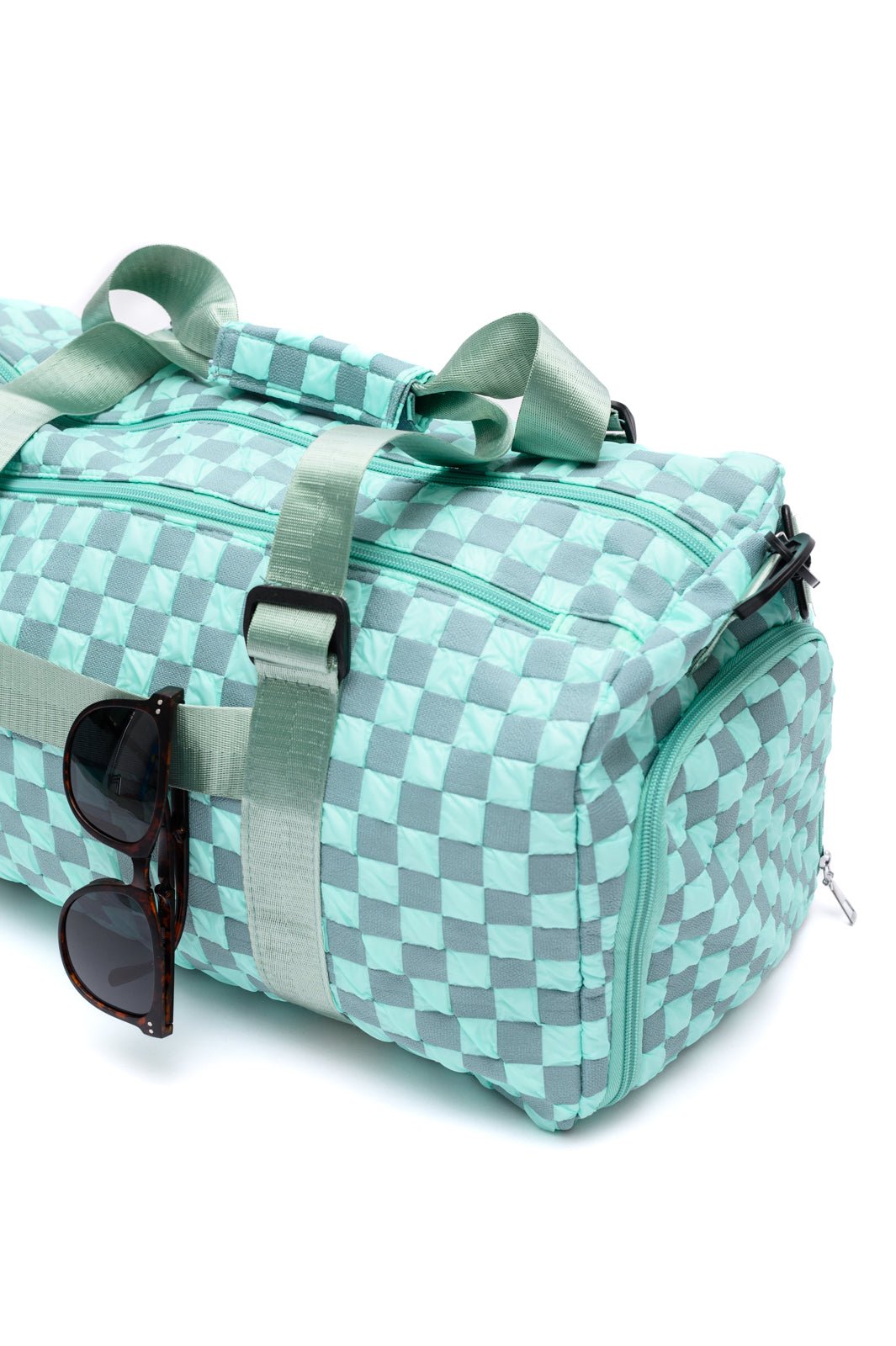 Elevate Travel Duffle in Teal - Molliee Boutique