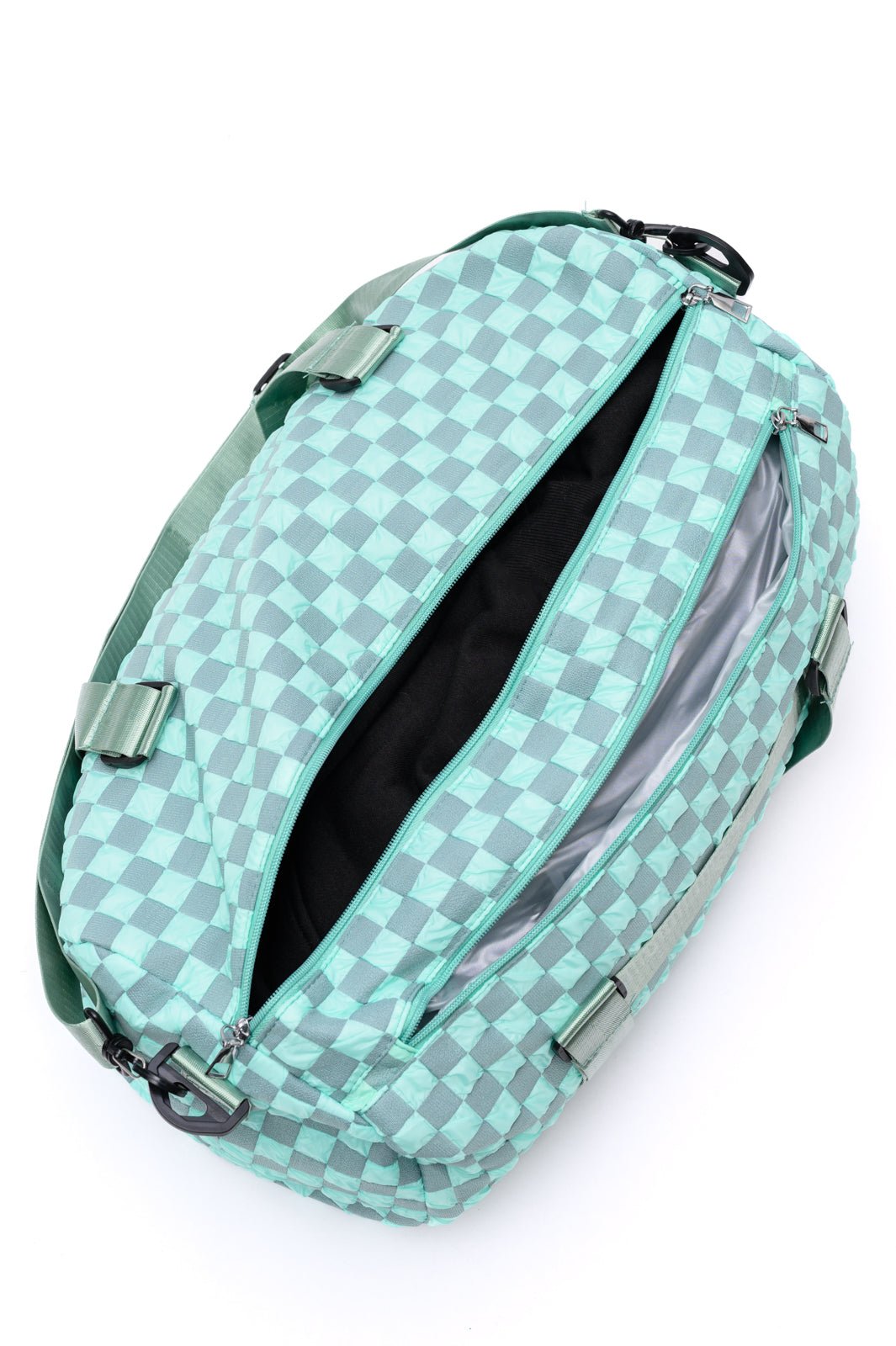 Elevate Travel Duffle in Teal - Molliee Boutique