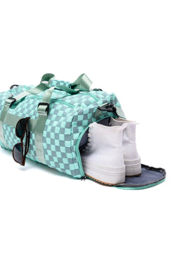 Elevate Travel Duffle in Teal - Molliee Boutique