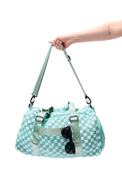 Elevate Travel Duffle in Teal - Molliee Boutique