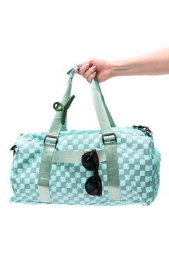 Elevate Travel Duffle in Teal - Molliee Boutique