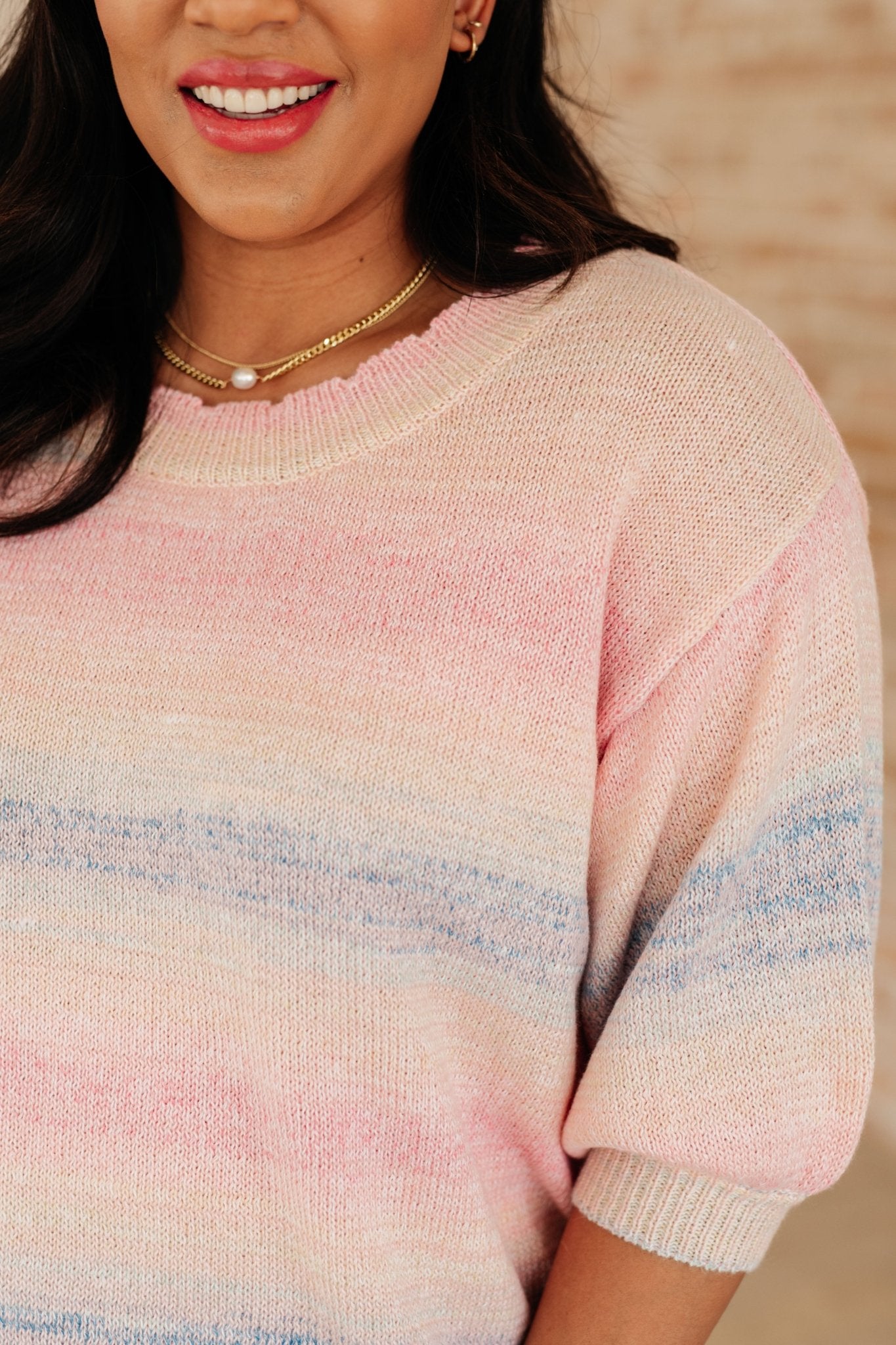 I'll Never Stop Striped Sweater - Molliee Boutique