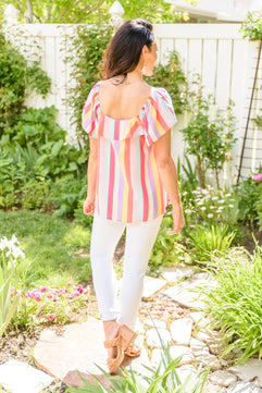 It's Electric Striped Shirt - Molliee Boutique