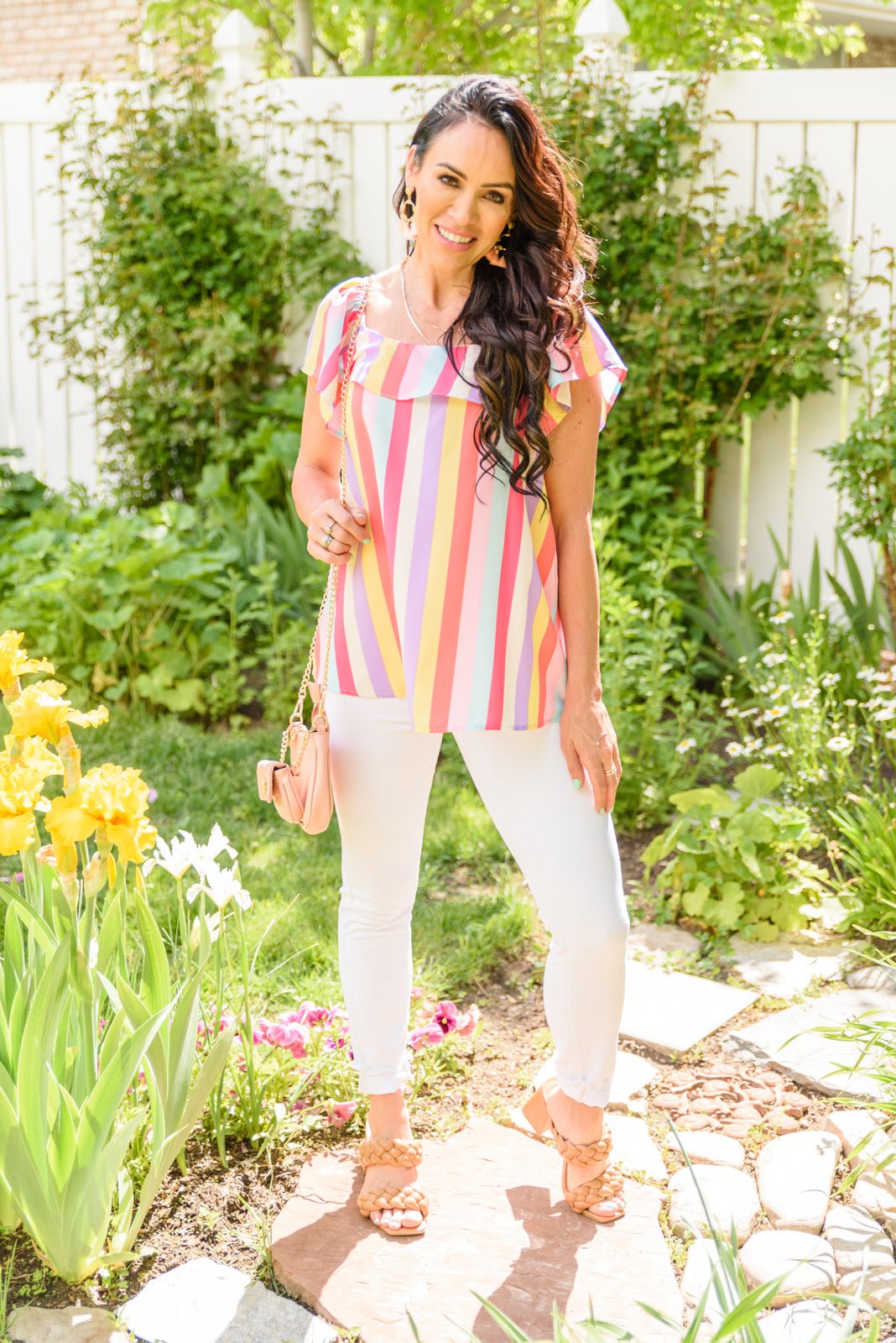 It's Electric Striped Shirt - Molliee Boutique