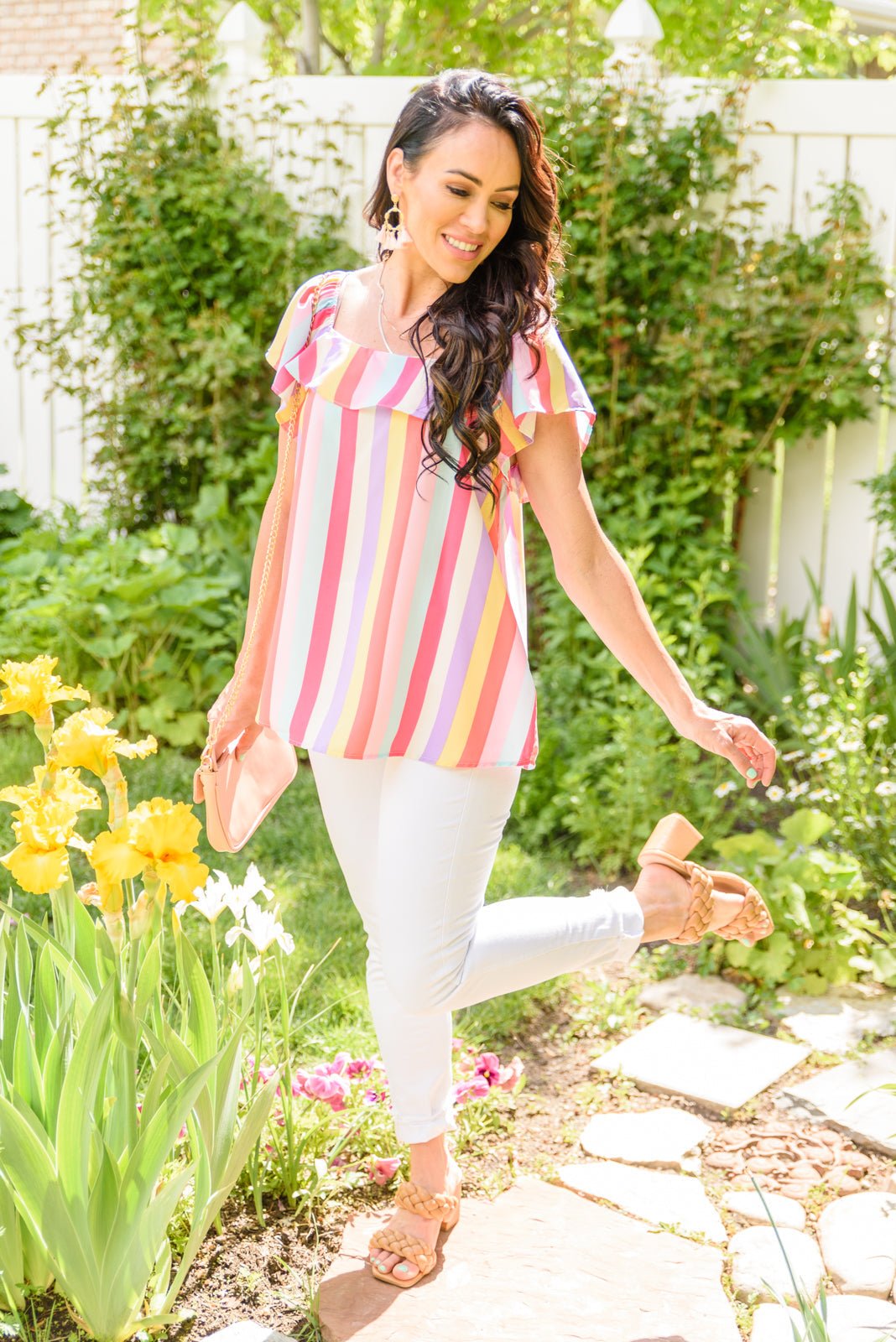 It's Electric Striped Shirt - Molliee Boutique