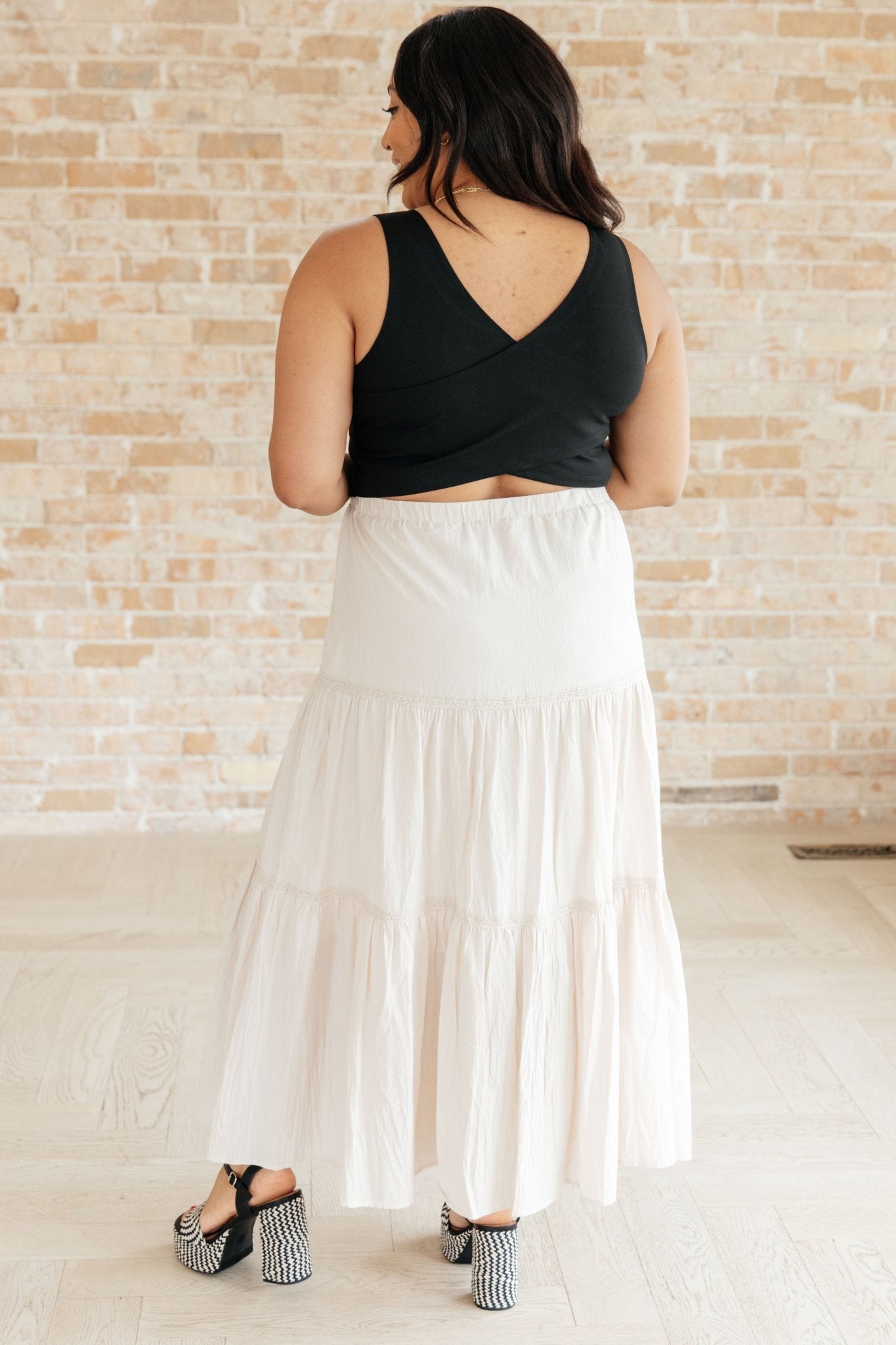 Let It Begin Tiered Maxi Skirt - Molliee Boutique