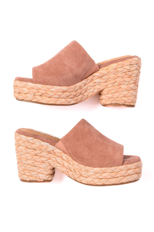 Solstice Espadrille Wedge in Blush - Molliee Boutique