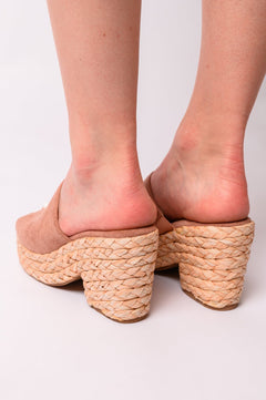 Solstice Espadrille Wedge in Blush - Molliee Boutique