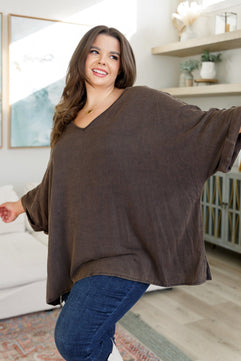 Wishy Washy Mineral Washed Oversized Top - Molliee Boutique