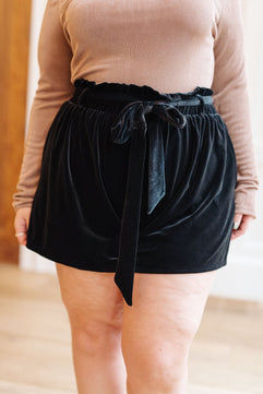 Wrapped in Velvet Shorts - Molliee Boutique