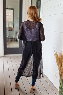 Afternoon Shade Sheer Cardigan - Molliee Boutique