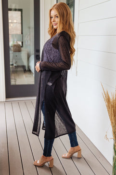 Afternoon Shade Sheer Cardigan - Molliee Boutique