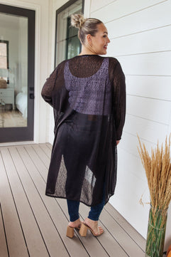 Afternoon Shade Sheer Cardigan - Molliee Boutique