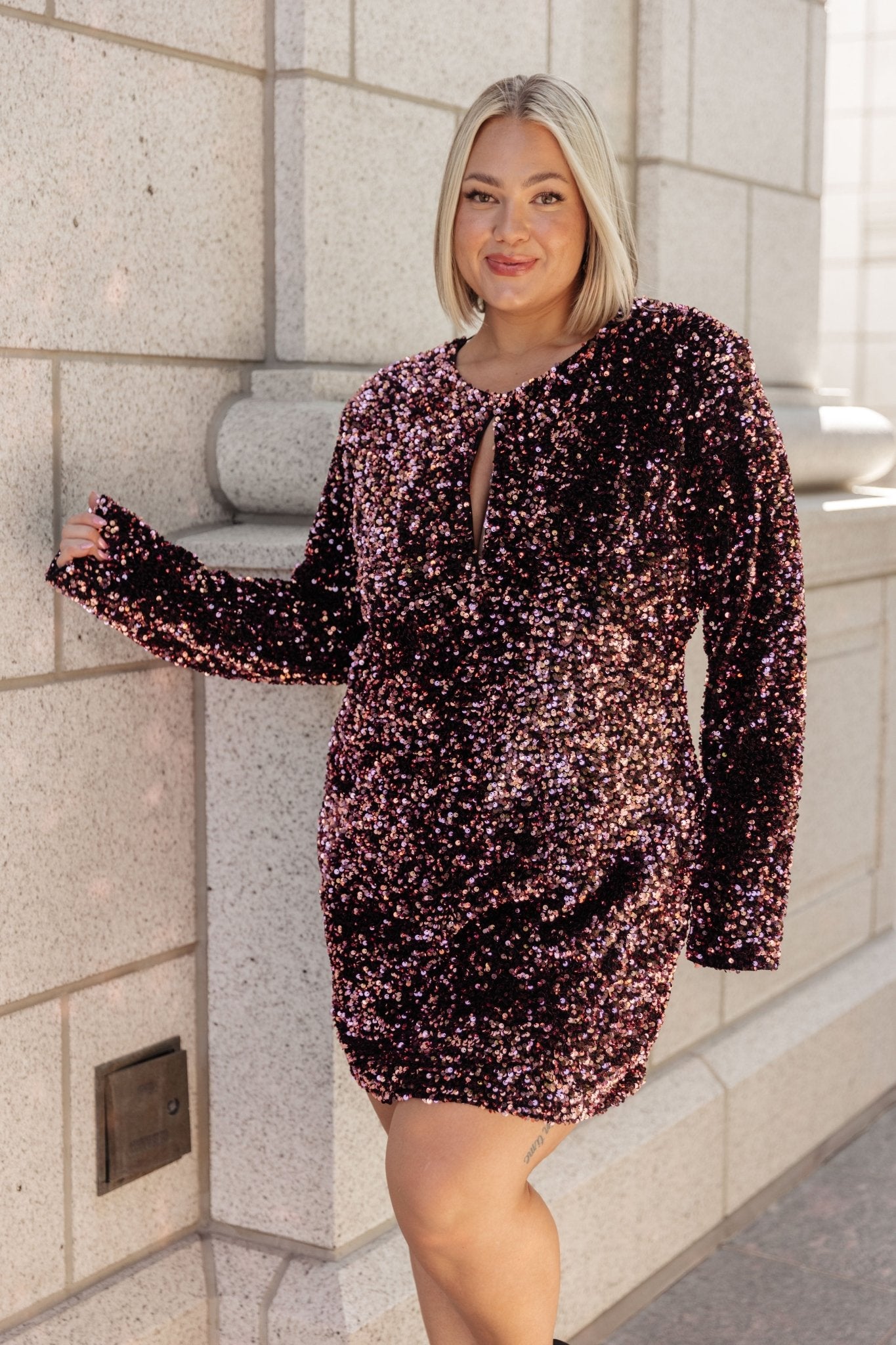 All That Glitters Sequin Dress - Molliee Boutique