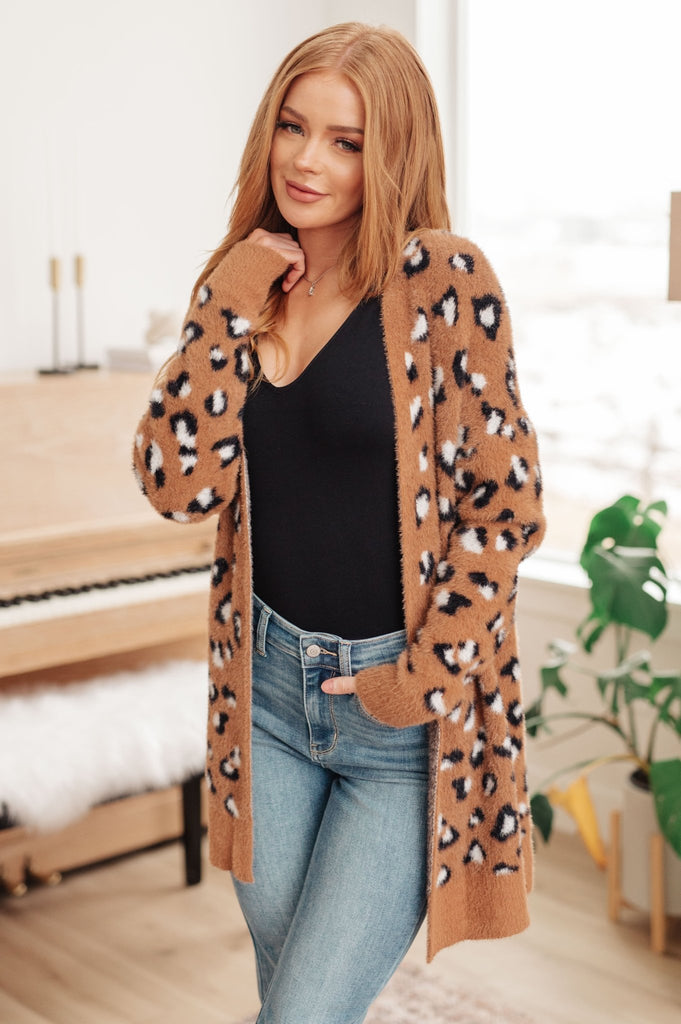 Animal Instinct Longline Cardigan - Molliee Boutique