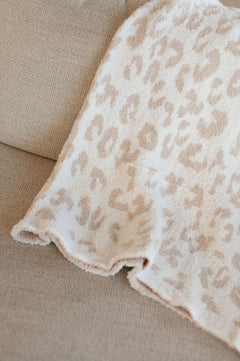 Ari Blanket Single Cuddle Size in Neutral Animal - Molliee Boutique