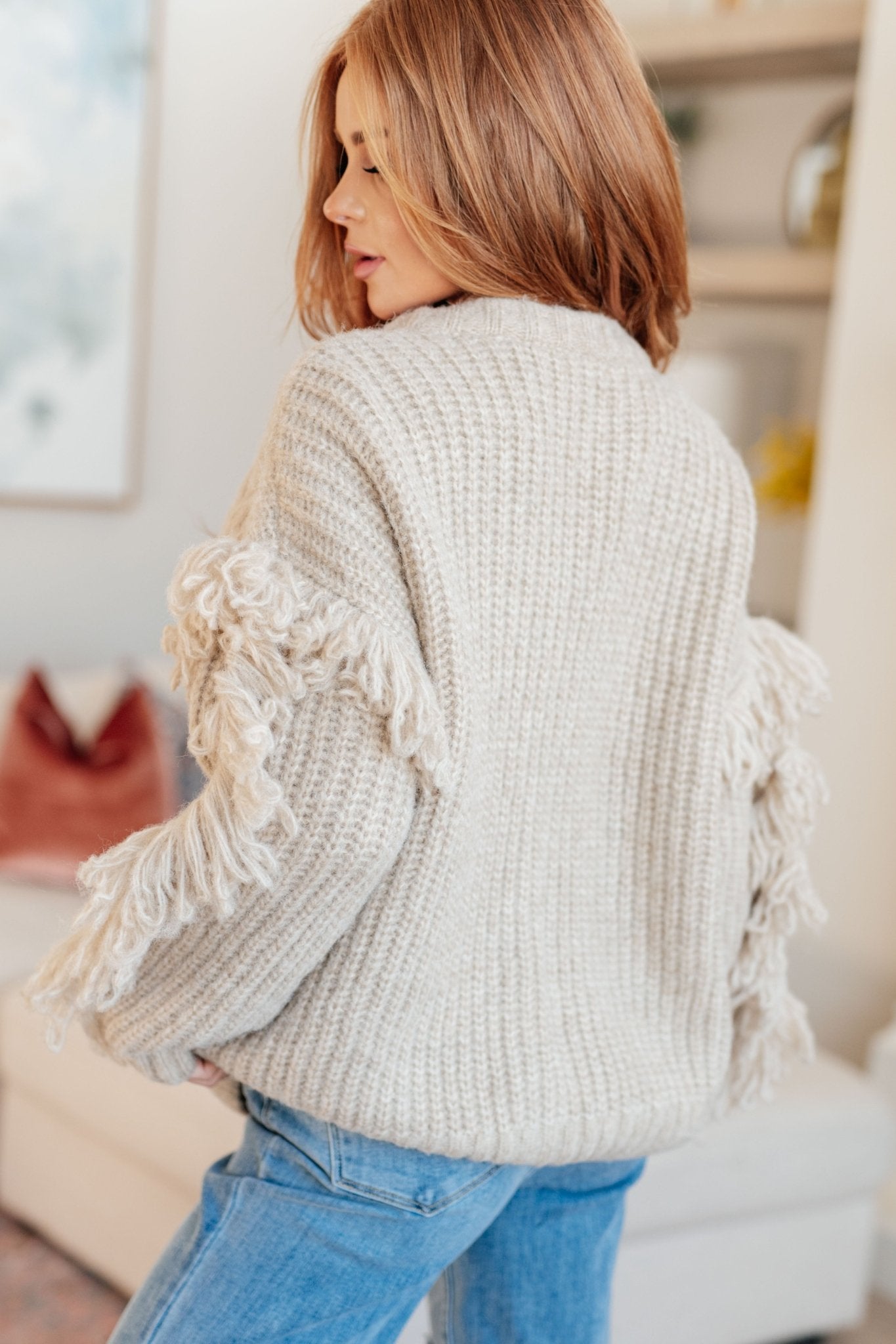 Ask Me About It Fringe Cardigan - Molliee Boutique