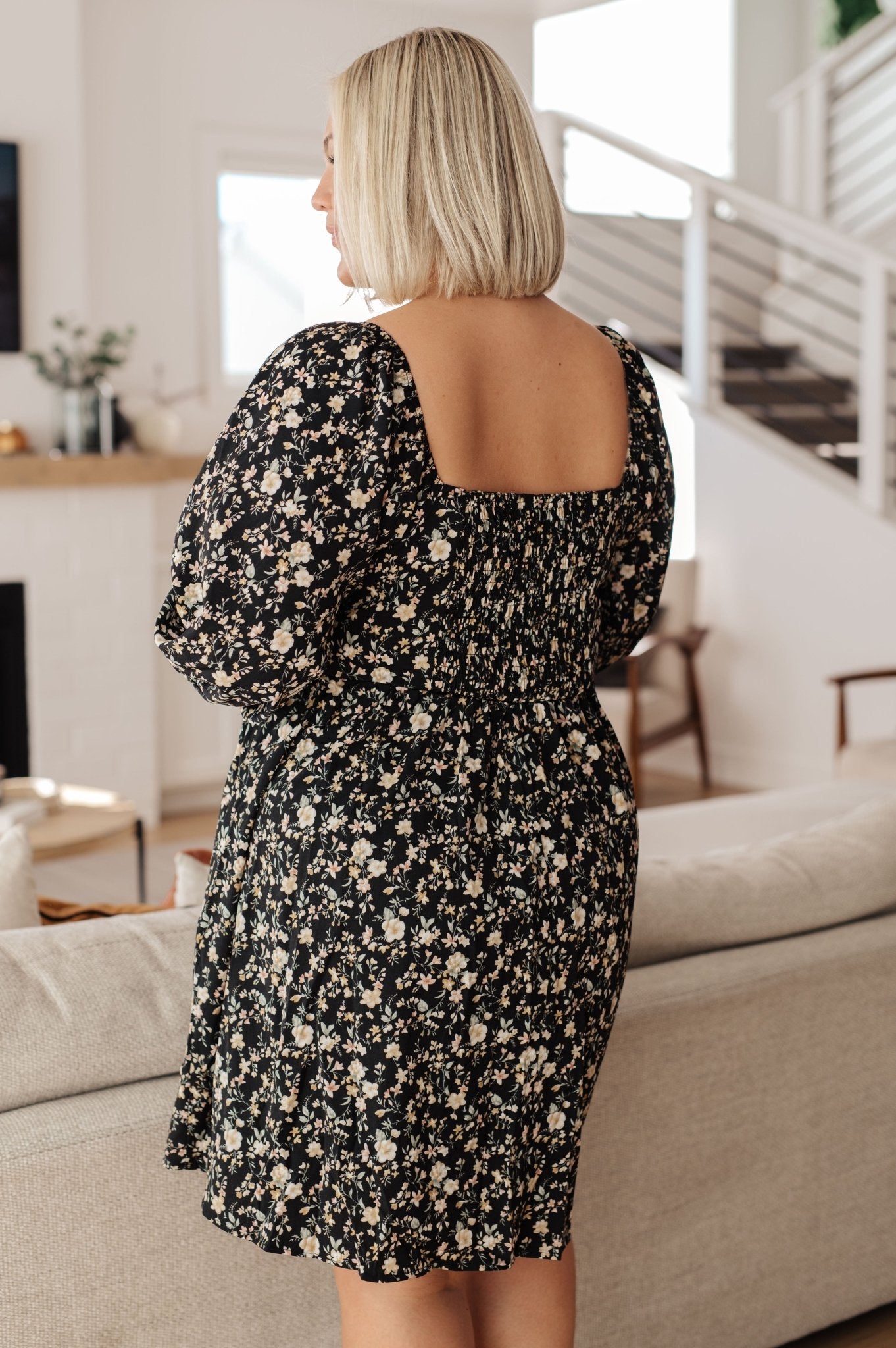 Back to the Start Floral Dress - Molliee Boutique