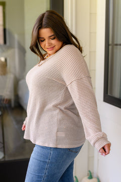 Calm In The Chaos V-Neck Sweater - Molliee Boutique