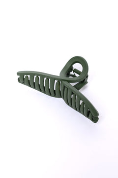 Claw Clip Set of 4 in Forest Green - Molliee Boutique