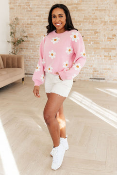 Don't Worry About a Thing Floral Sweater - Molliee Boutique