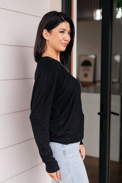 Drive Downtown Dolman Sleeve Top - Molliee Boutique