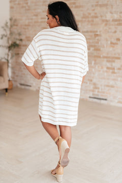 Easy Street Striped Dress - Molliee Boutique