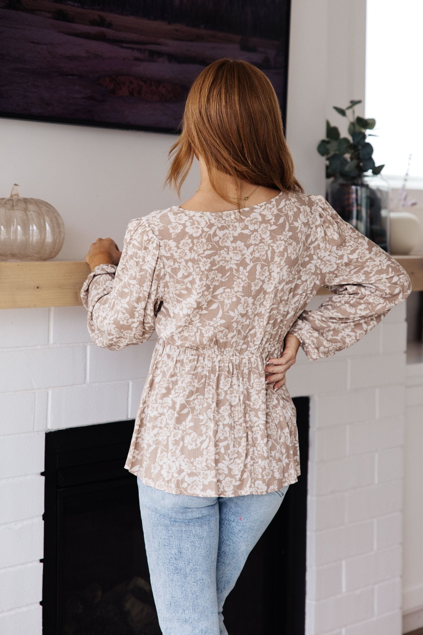 Easy to Work With Floral Babydoll Top - Molliee Boutique