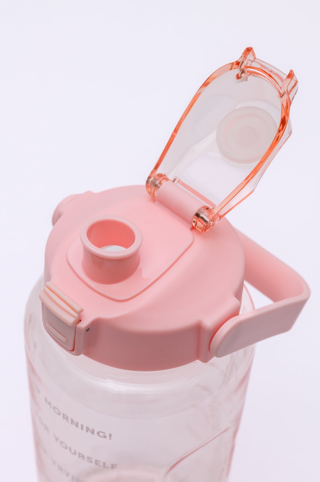 Elevated Water Tracking Bottle in Pink - Molliee Boutique