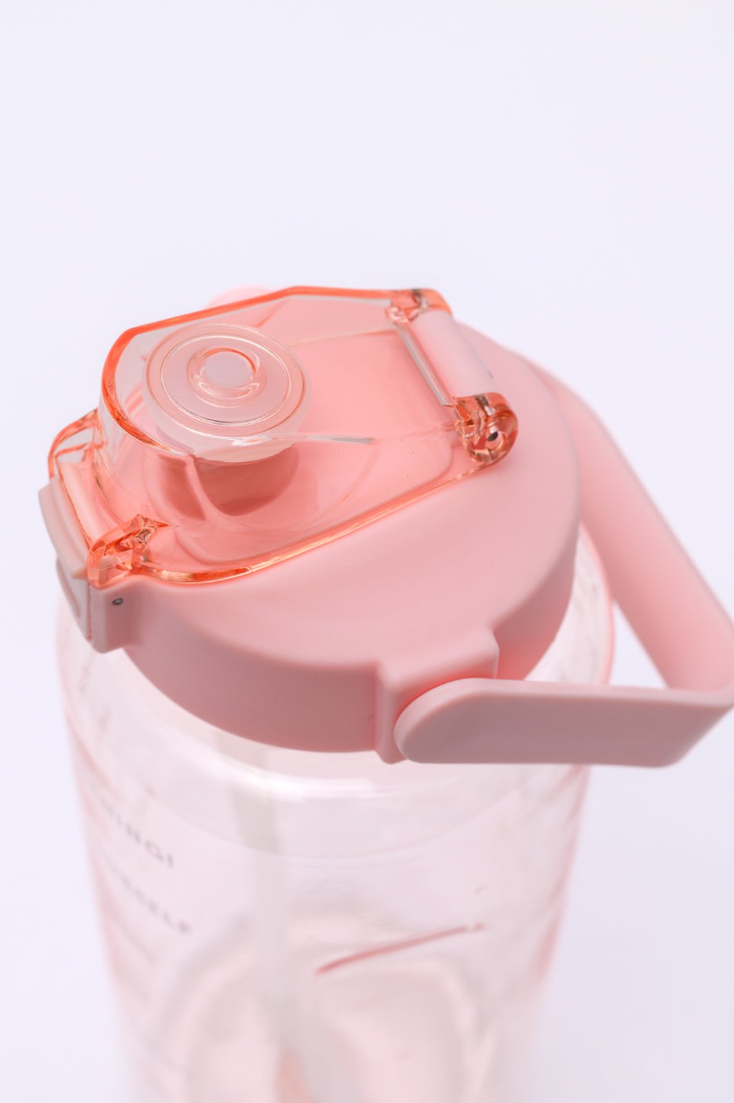 Elevated Water Tracking Bottle in Pink - Molliee Boutique