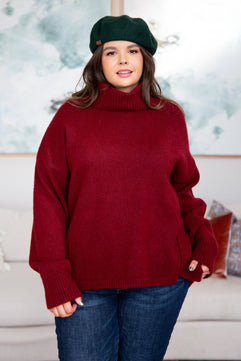 Envelop Me Turtleneck Sweater - Molliee Boutique