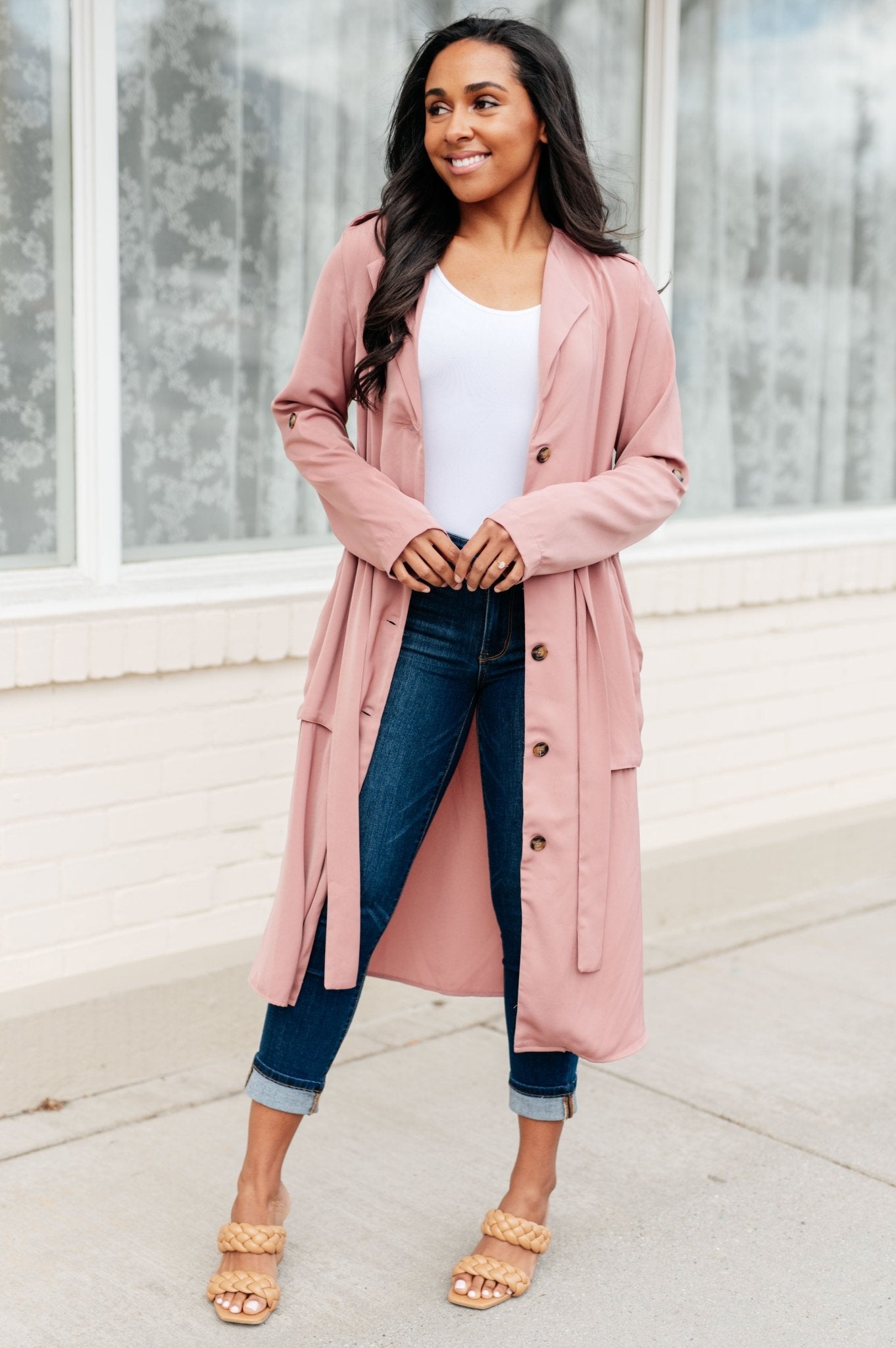 First Day Of Spring Jacket in Dusty Mauve - Molliee Boutique