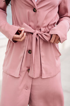 First Day Of Spring Jacket in Dusty Mauve - Molliee Boutique