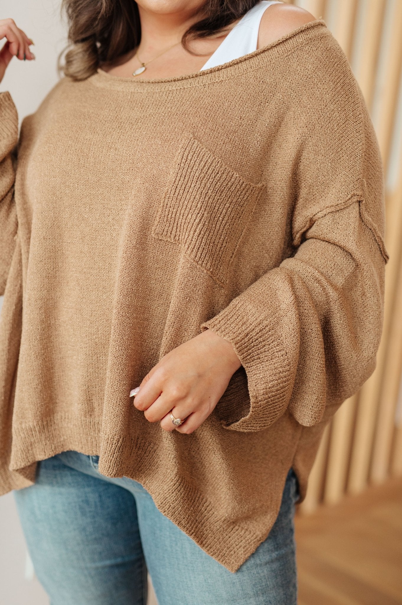 General Feeling Boatneck Sweater - Molliee Boutique