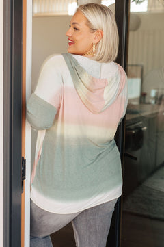 Hazy Horizon Ombre Hoodie - Molliee Boutique