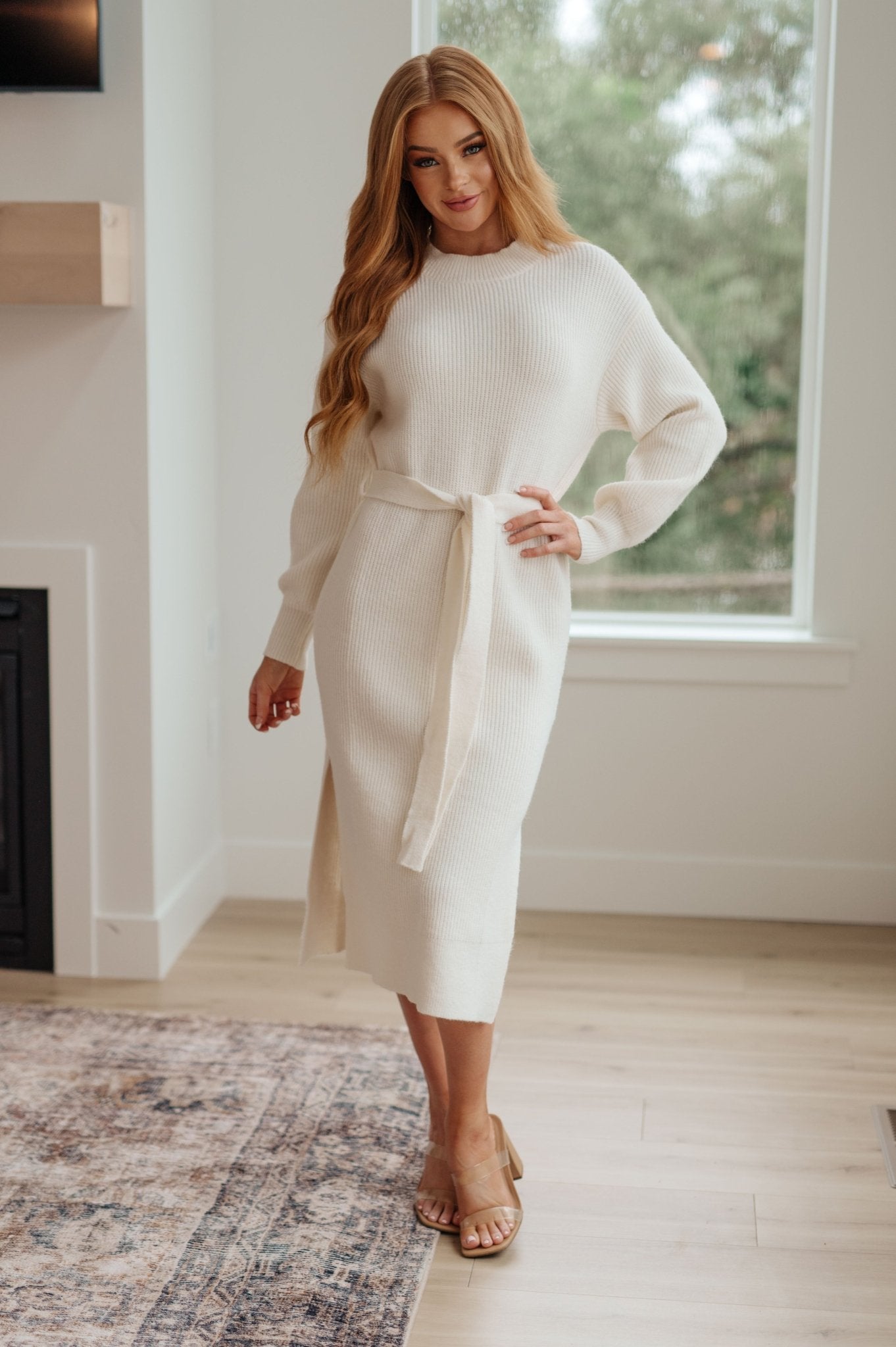 Hello Darling Sweater Dress - Molliee Boutique