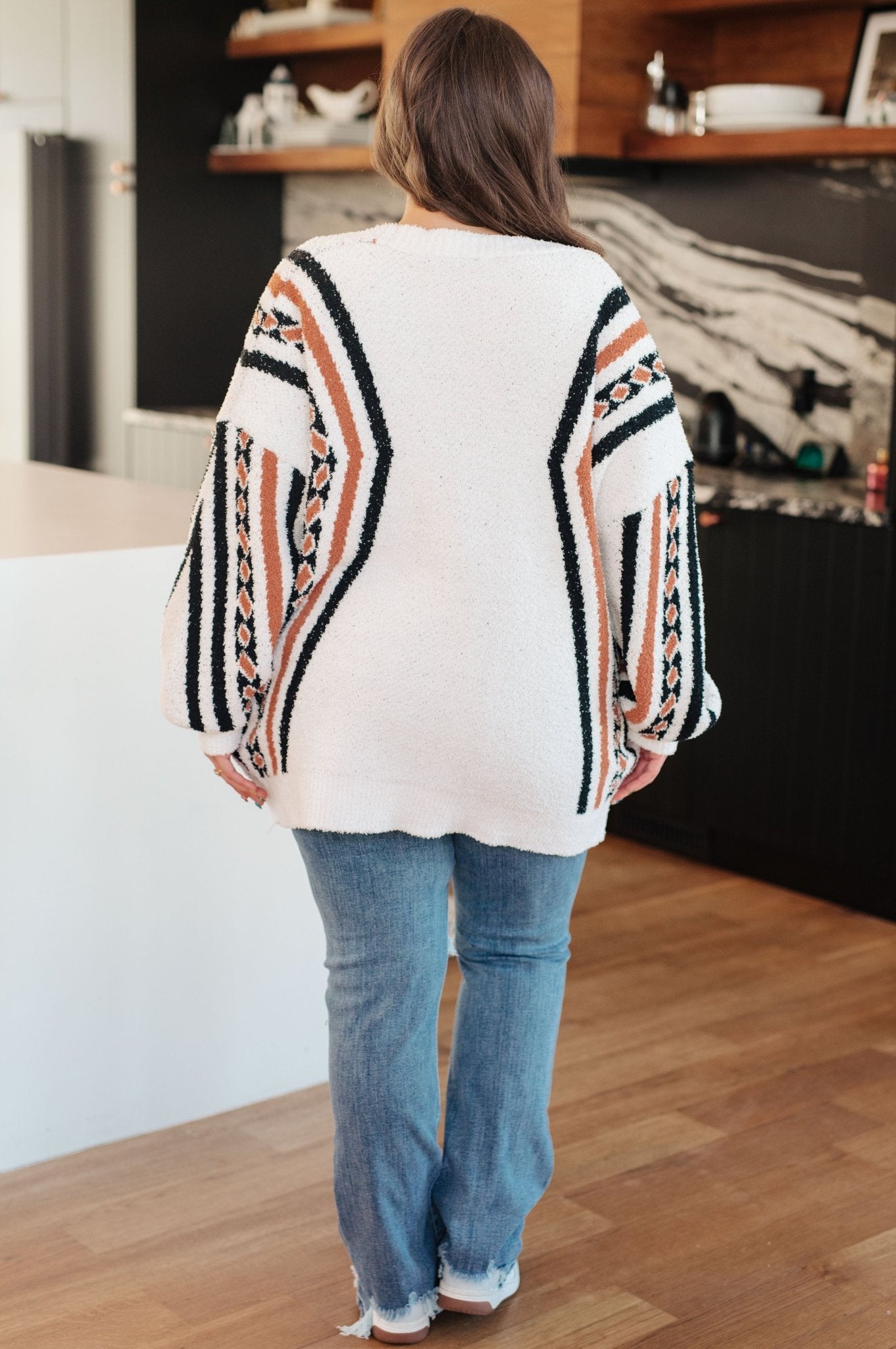 Holding On Aztec Print Cardigan - Molliee Boutique