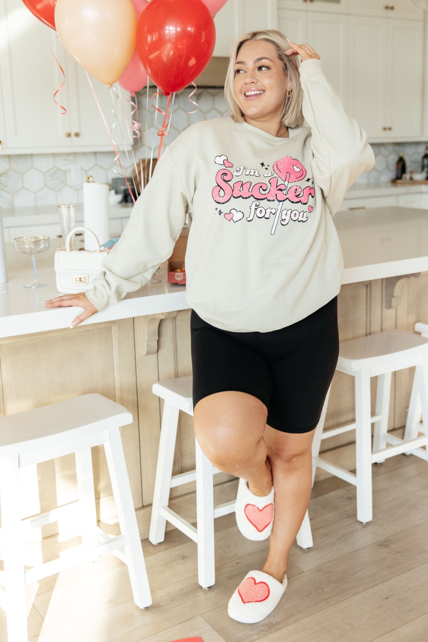 I'm A Sucker For You Valentine Pullover - Molliee Boutique