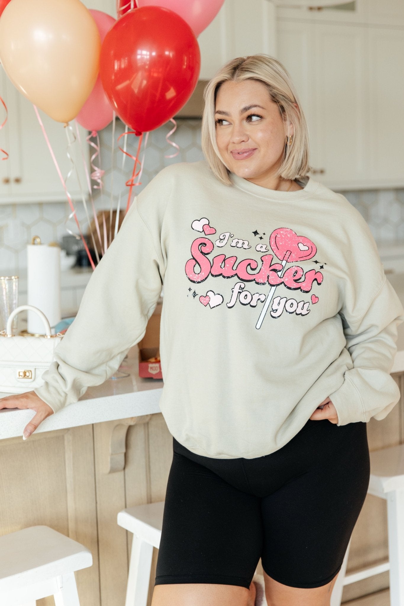 I'm A Sucker For You Valentine Pullover - Molliee Boutique