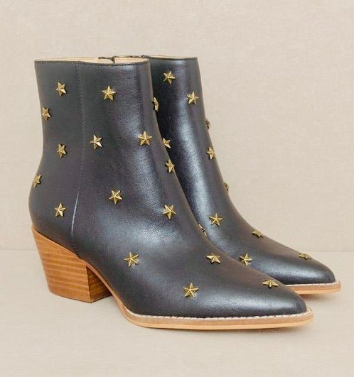 Ivanna Star Studded Boots - Molliee Boutique