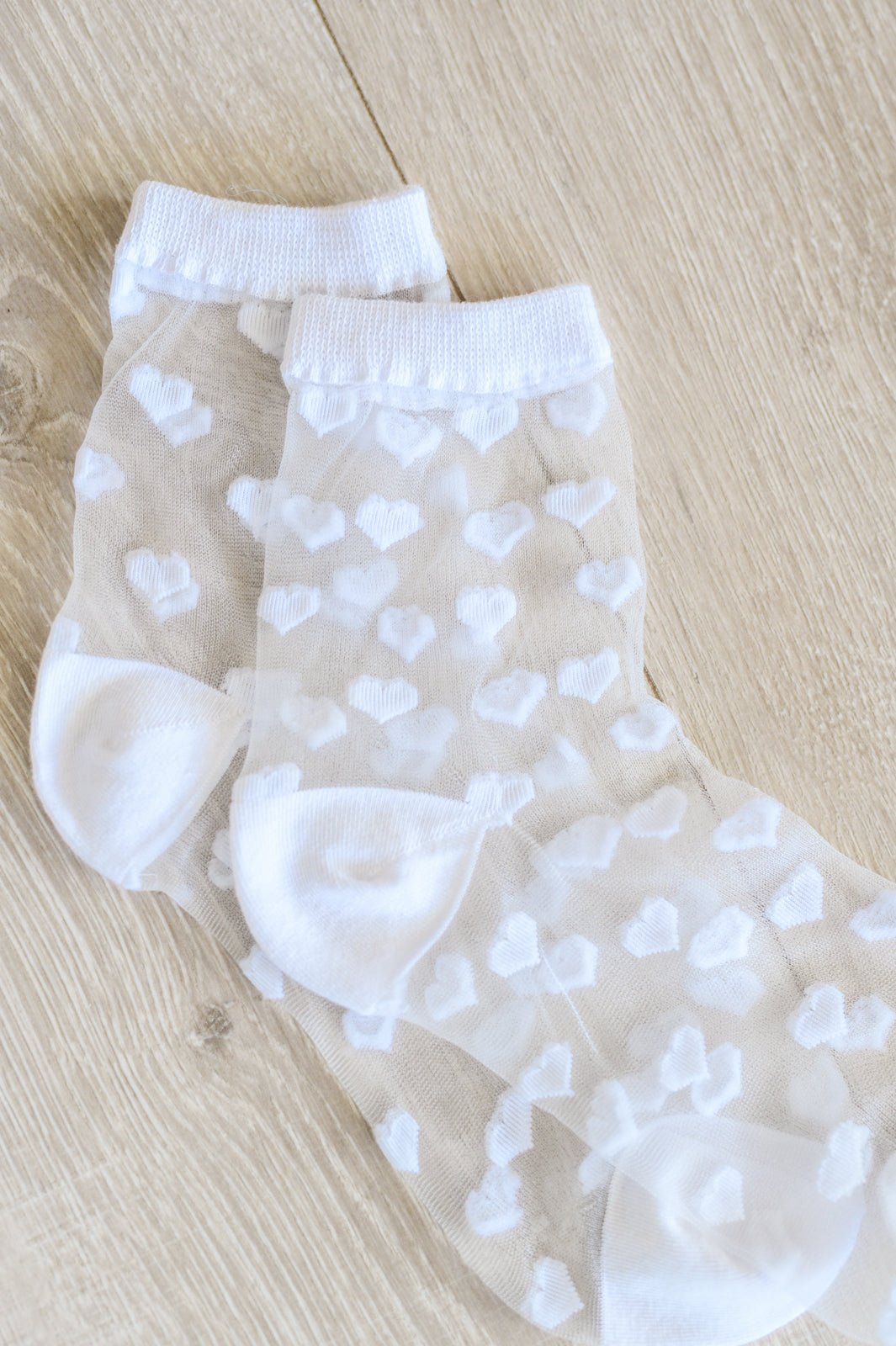 Just an Illusion Sheer Socks Pack of 2 - Molliee Boutique