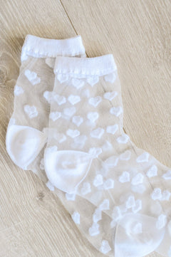 Just an Illusion Sheer Socks Pack of 2 - Molliee Boutique